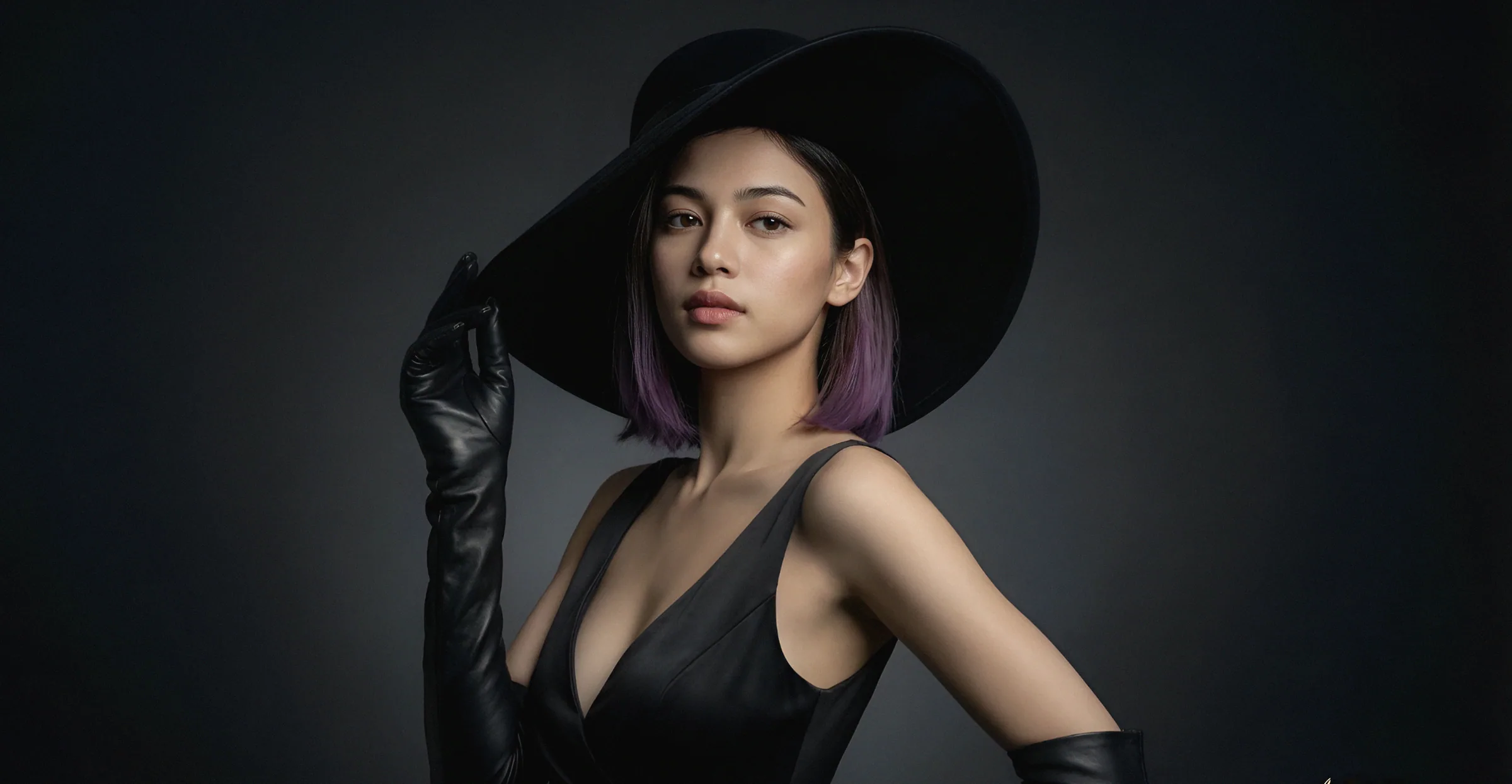 Indah Permatasari, potret studio