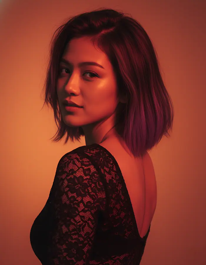 Headshot, cahaya hangat